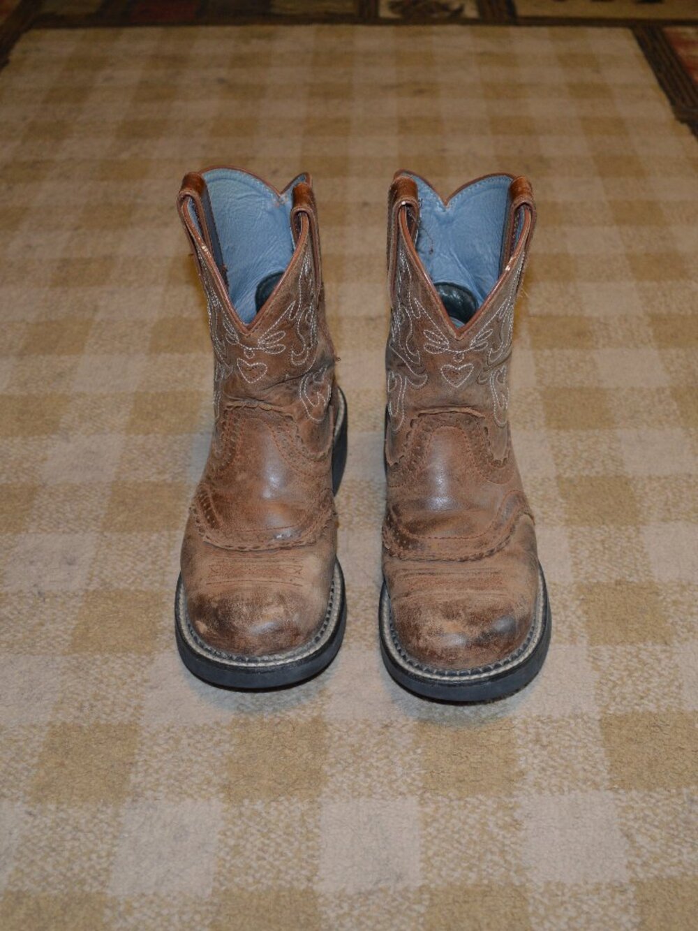 Ariat Fatbaby Western Saddle Boots Women's Size 7B